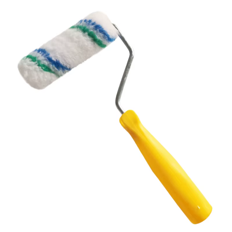 52 pièces/ensemble 4 pouces rouleau de peinture brosse 50 pièces et 2 poignées Mini