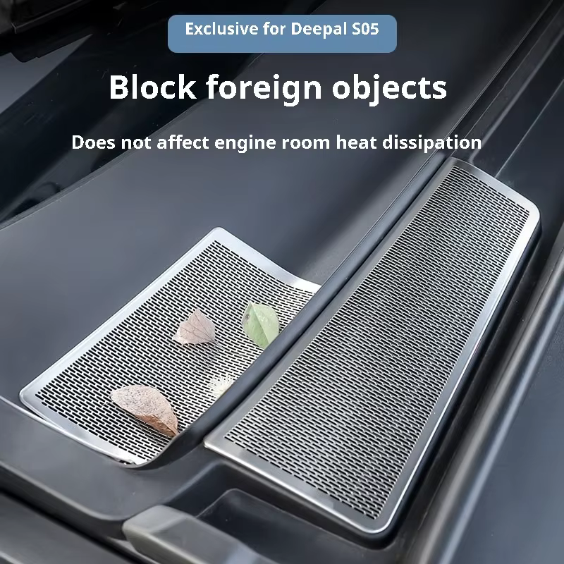 Pour Deepal S05 : Cache de protection de capot, grille anti-insectes pour prise d'air, anti-poussière, anti-colmatage, accessoires de modification