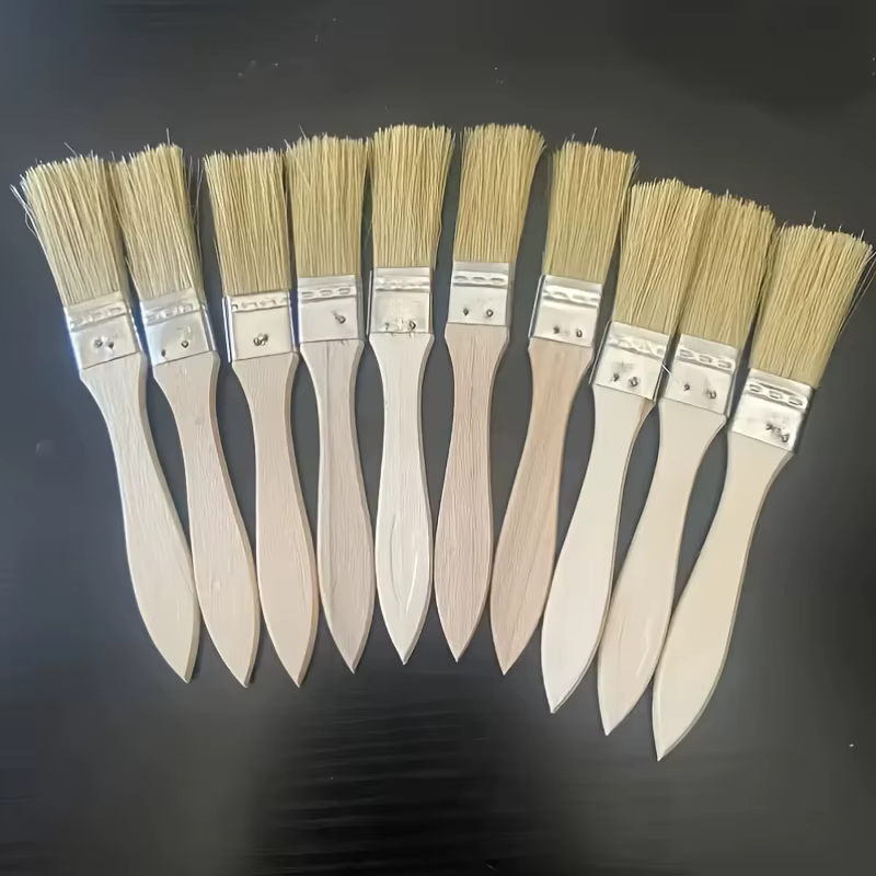 Ensemble de 25 pinceaux de 1 pouce avec manche en bois