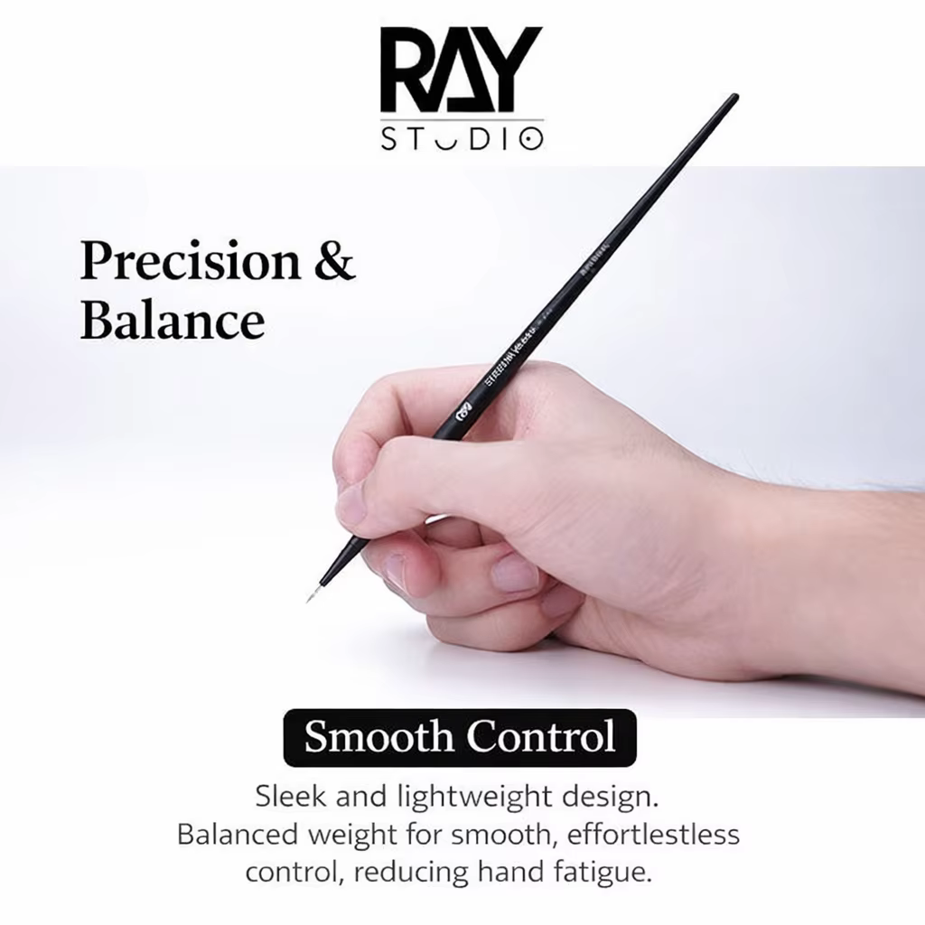 RAYSTUDIO # 0 # 1 # 2 pinceaux de modélisation Ultra-fins