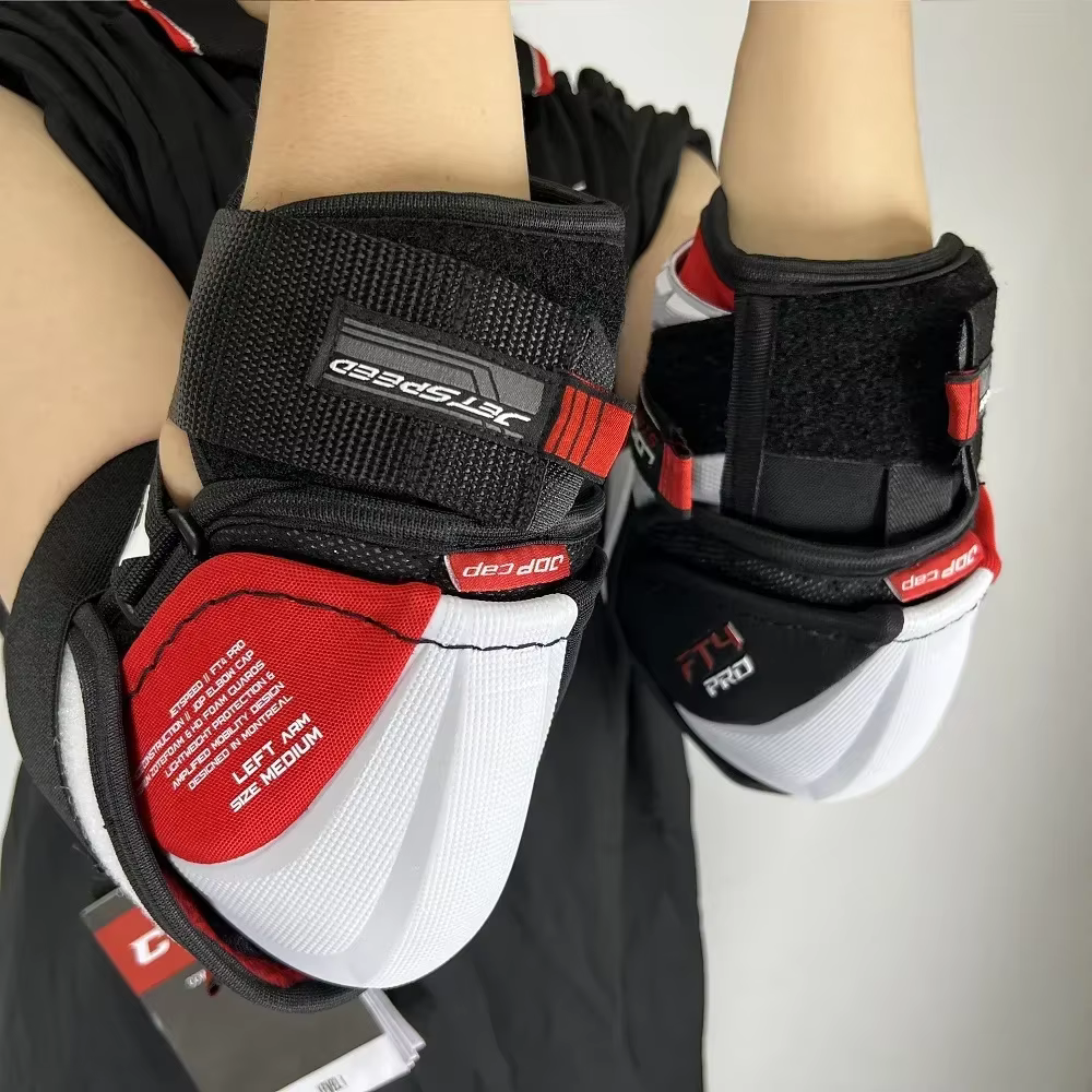 Protection de coude pour hockey sur glace, équipement de hockey FT4 PRO, construction en 3 parties, équipement de hockey léger, équipement de protection pour patins