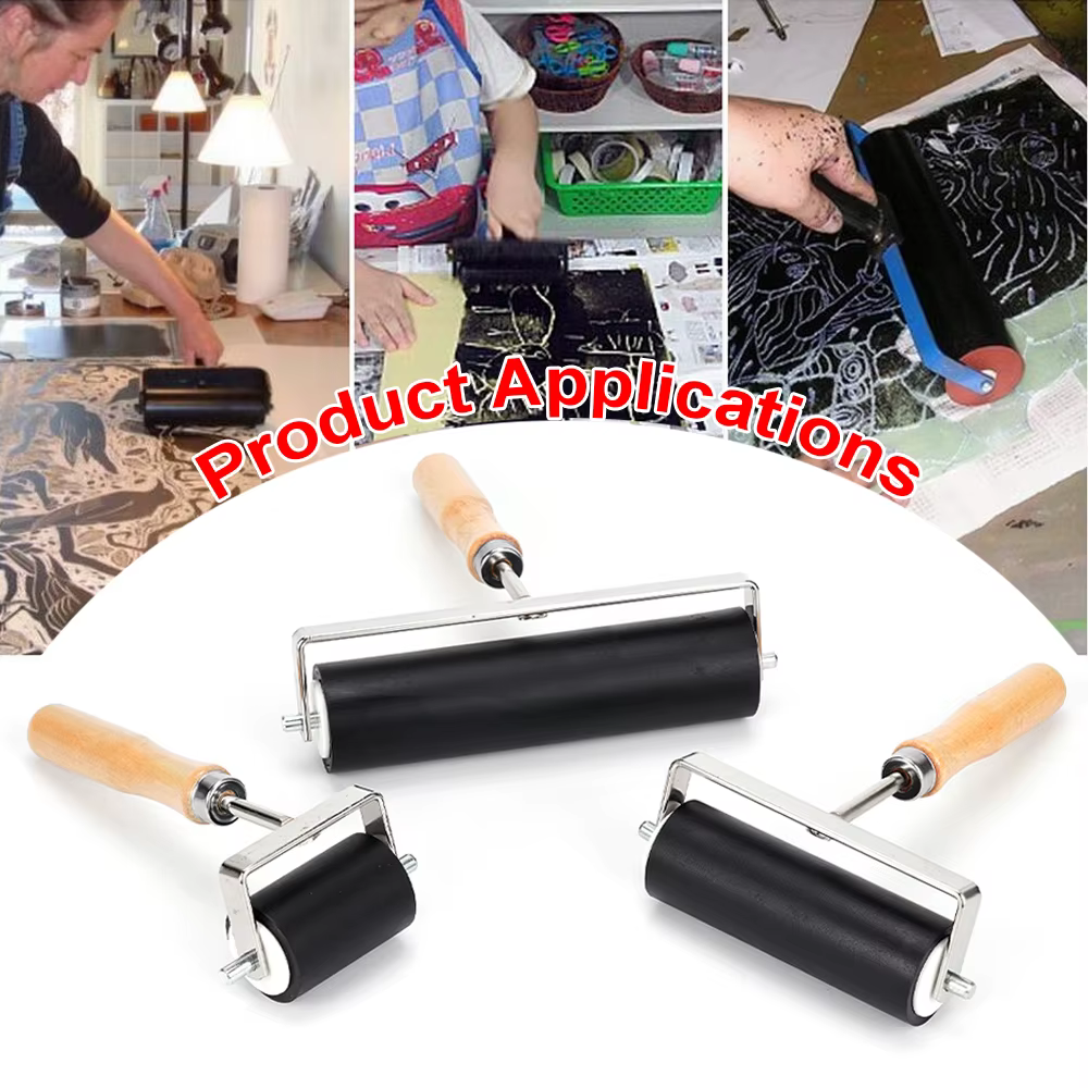 Rouleaux de peinture professionnels faits à la main