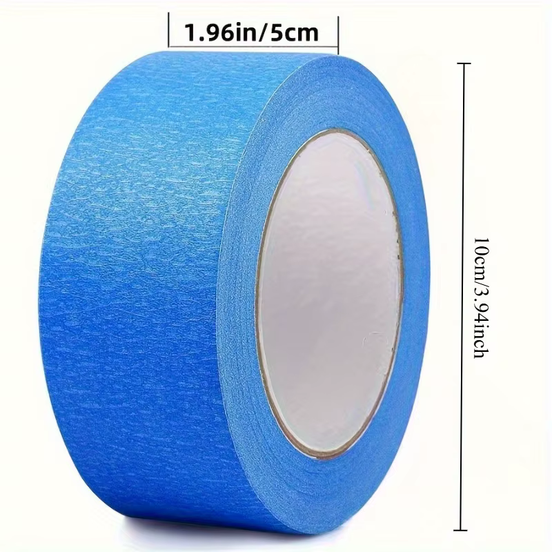 2 rouleaux de ruban de masquage bleu