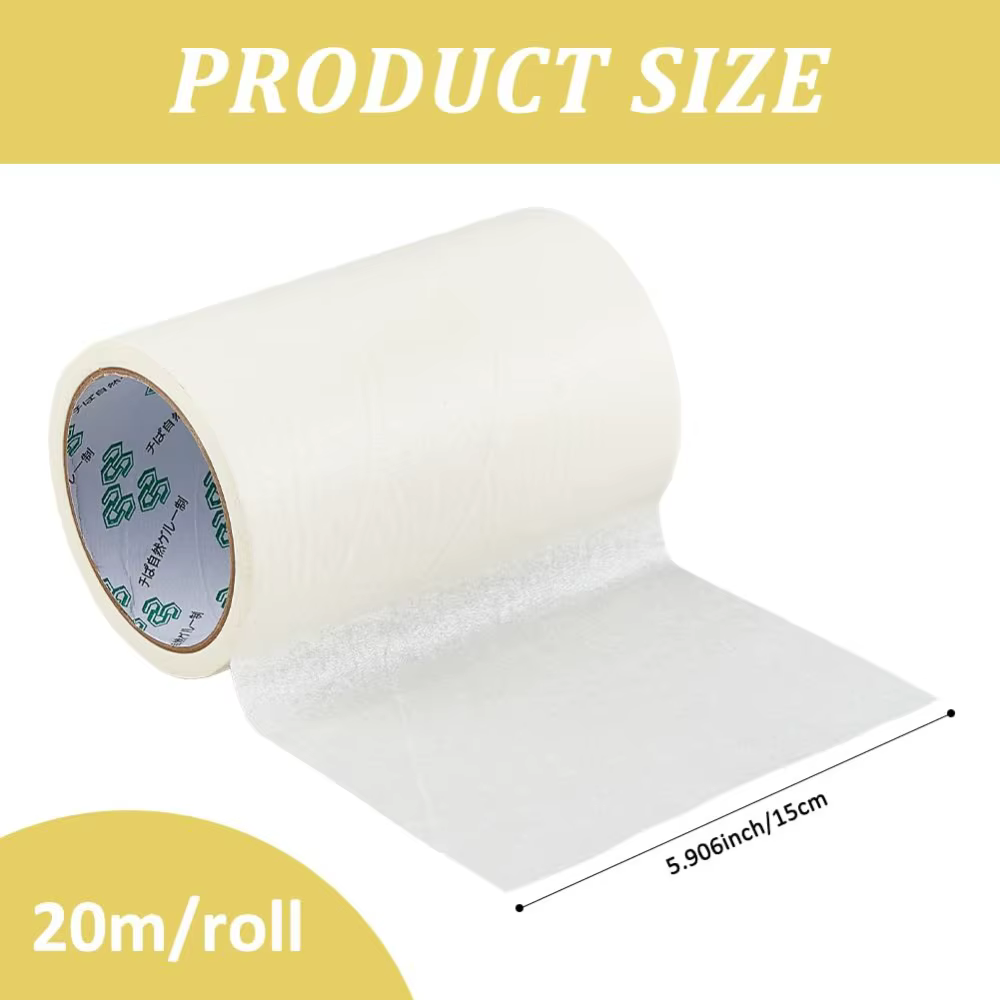 20m 1 rouleau de Film de masquage ruban papier texturé pour peinture