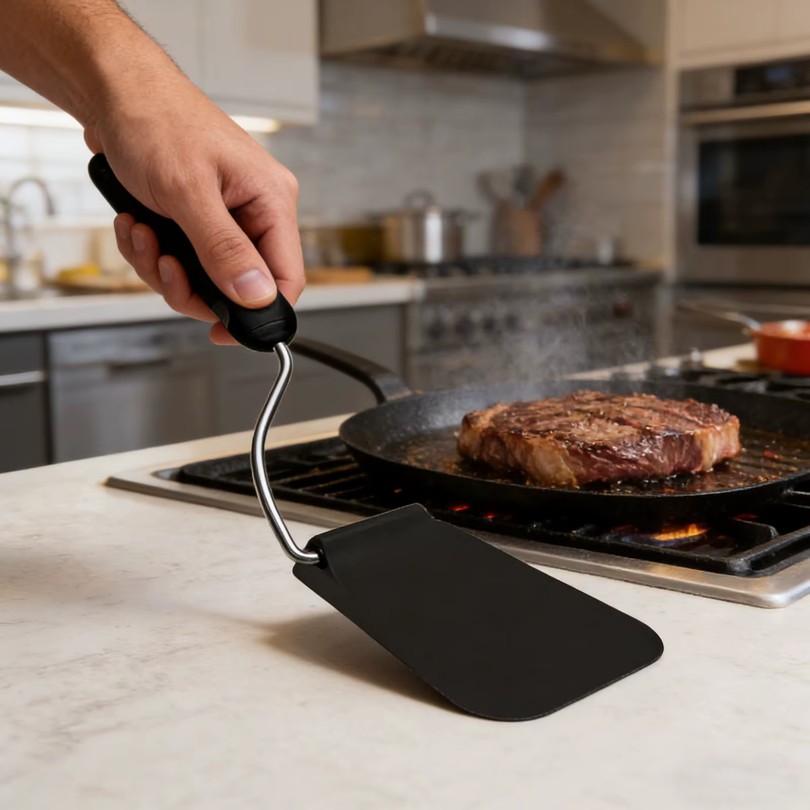 Spatule à angle réglable