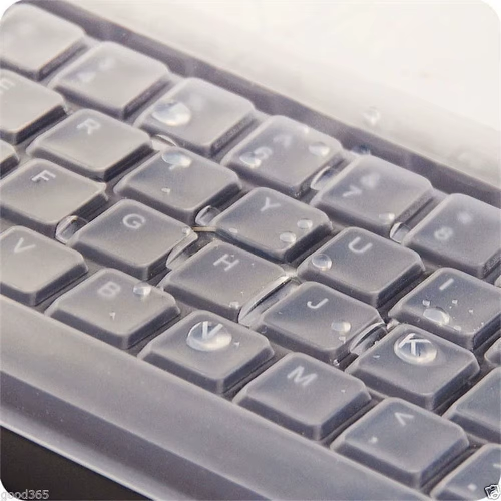 Pour PC ordinateur anti-poussière Silicone Transparent clair clavier peau protecteur clavier Film clavier couverture Film de protection