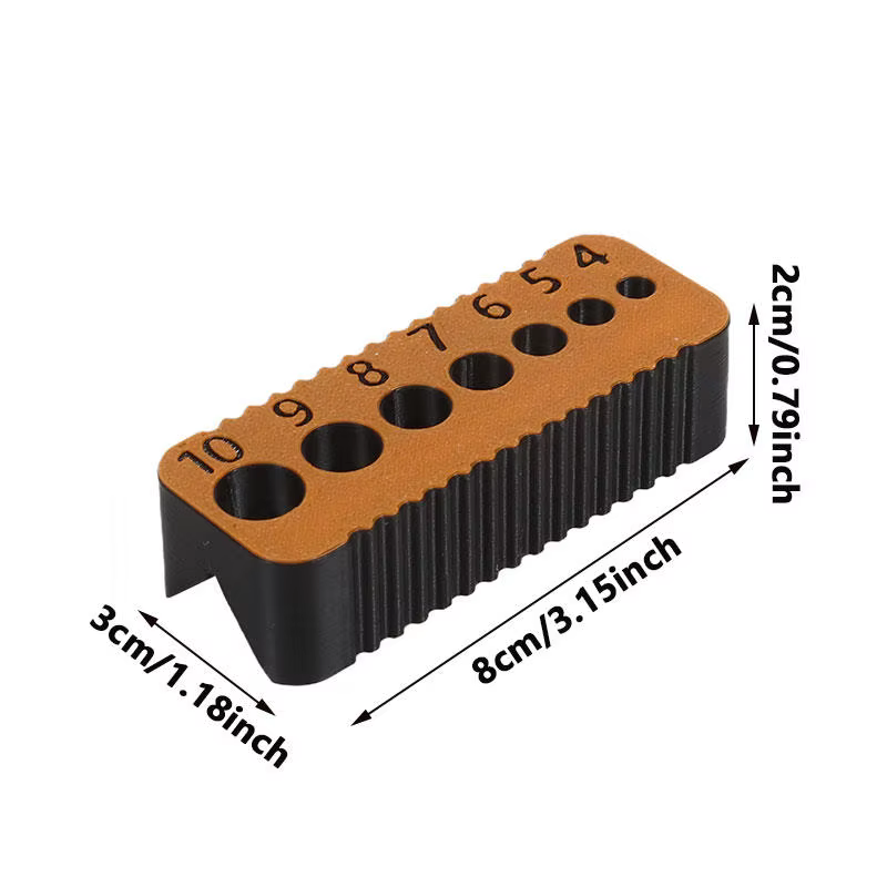 Guide de perçage pour trous de 4/5/6/7/8/9/10mm