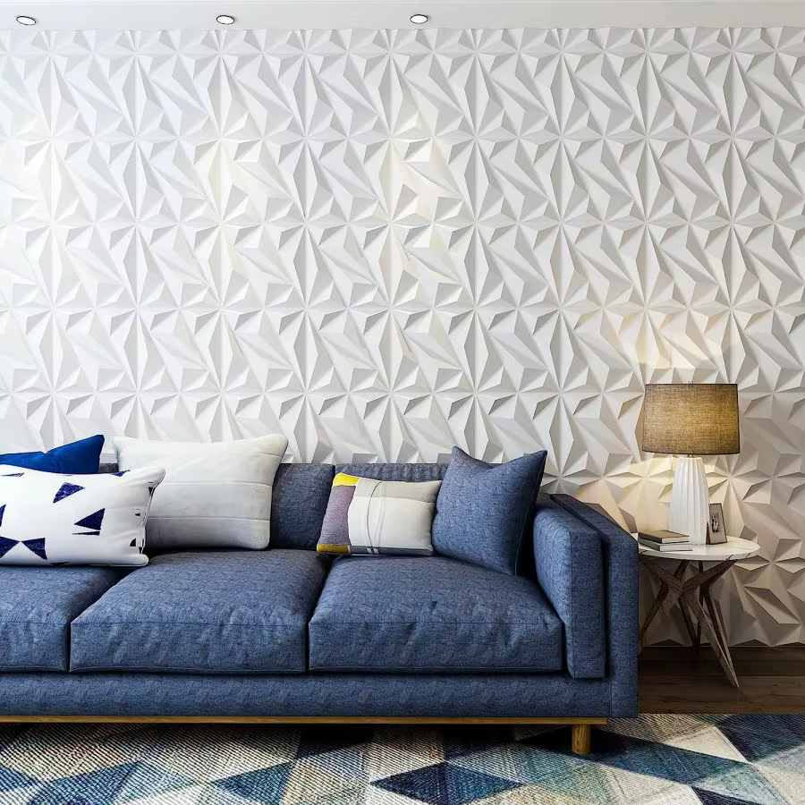 Panneaux muraux texturés 3D pour décoration murale intérieure