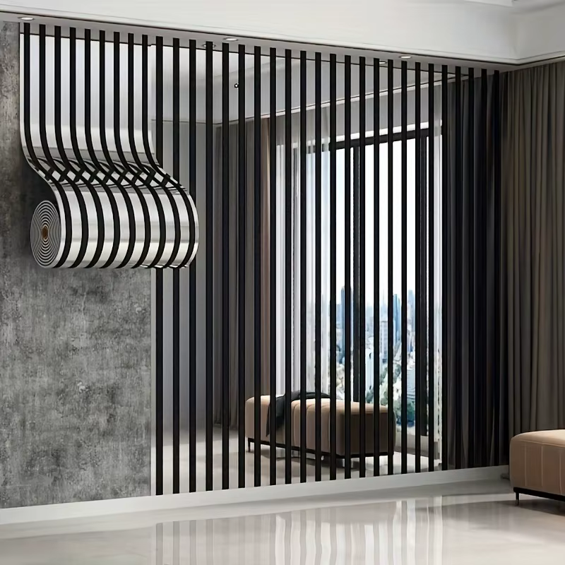 1/2/3 Rouleaux de 300 cm x 40 cm Panneaux Muraux Auto-adhésifs Grand Rouleau Luxe Effet Miroir Gaufré et Grille Métallique Autocollant Mural DIY pour Fond TV