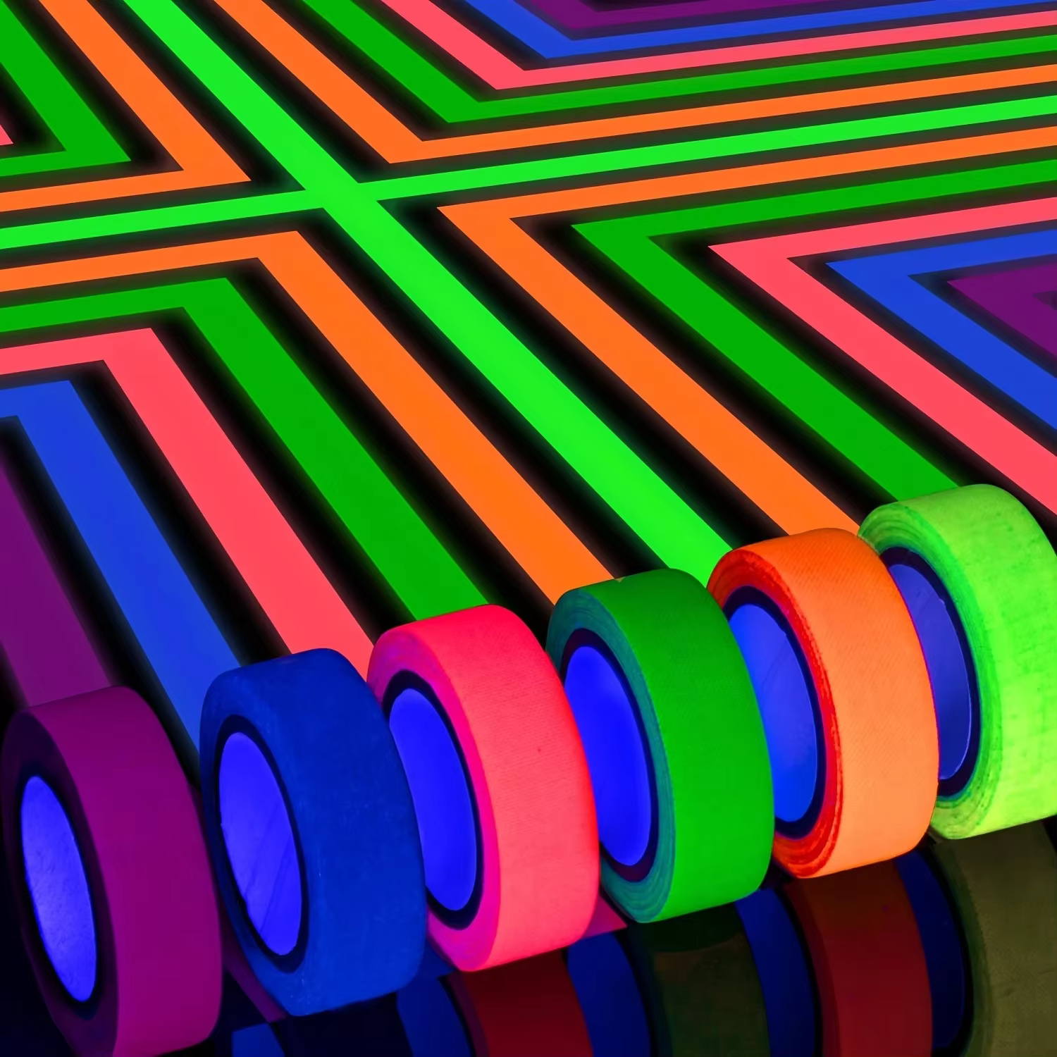 Autocollant auto-adhésif Fluorescent