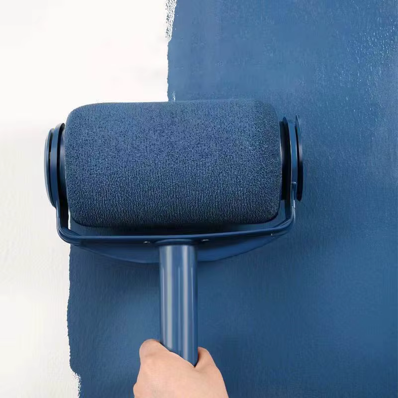 Grand pinceau à tambour auto-amorçant pour peinture murale