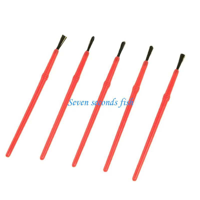 L74b 50pcs petit art pinceaufr Brush Enfants pinceau pour les acryliques à l'huile aquarelle