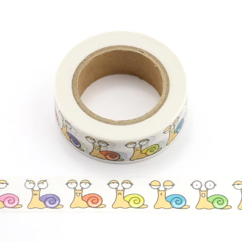 Bandes adhésives décoratives en papier Washi