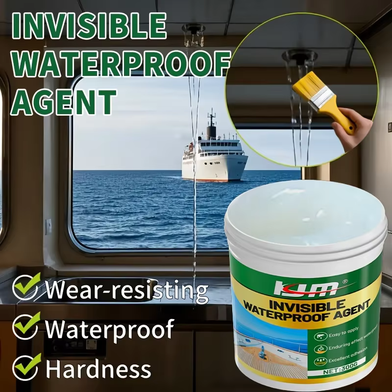 300 g de revêtement imperméable transparent de qualité marine KJM - un agent