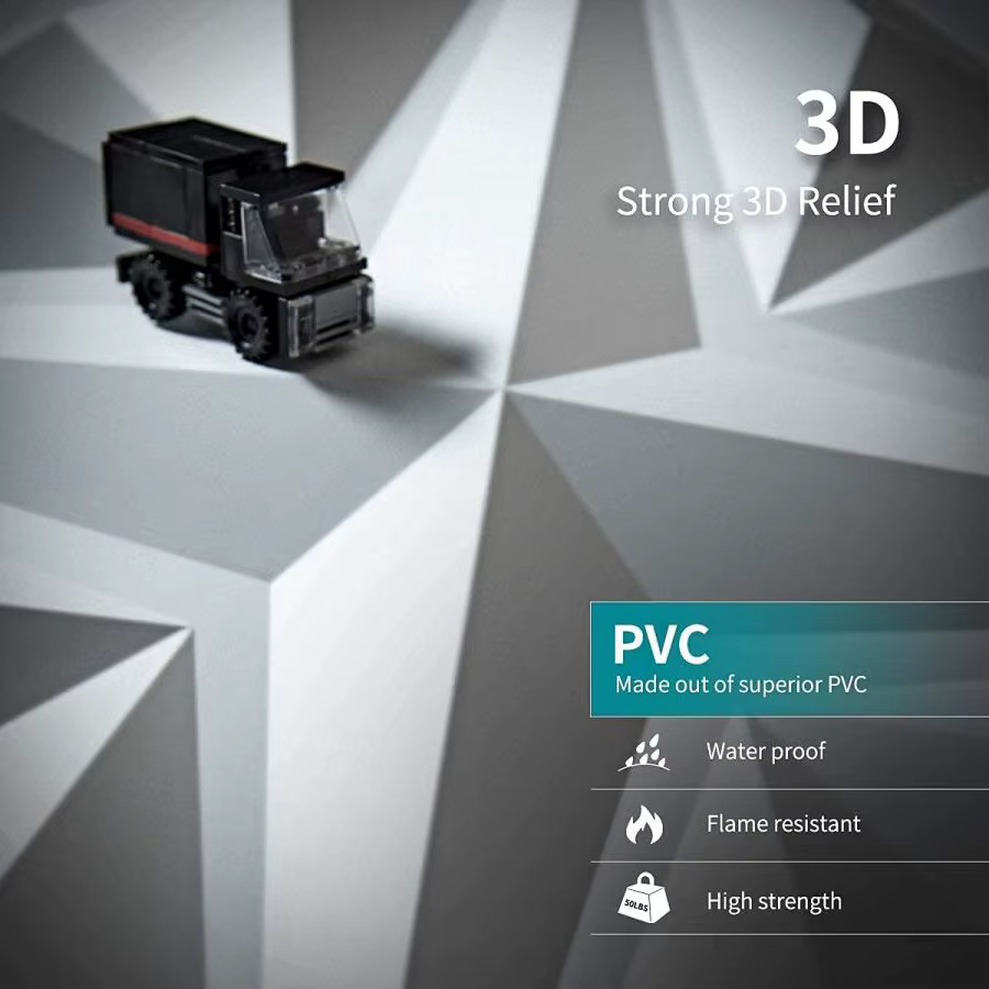 Panneaux muraux texturés 3D pour décoration murale intérieure