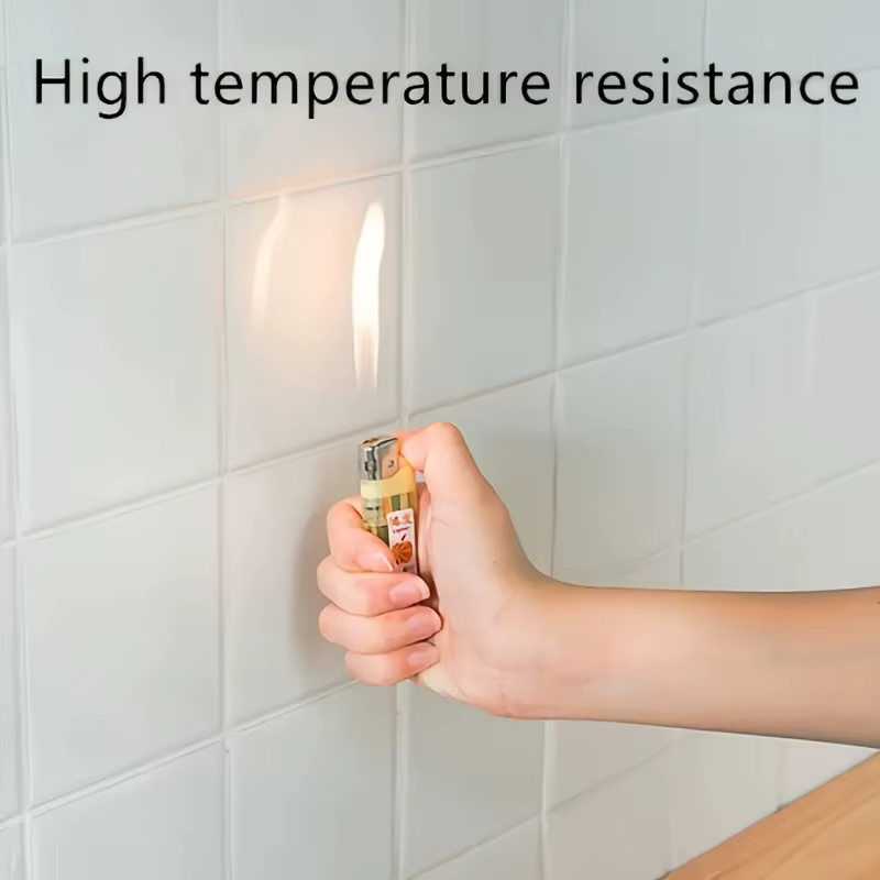 1 rouleau de film de protection mural à adhérence électrostatique transparente – Pour la cuisine