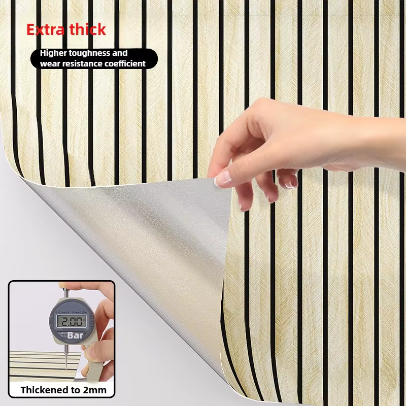 Papier peint épais à grille marron