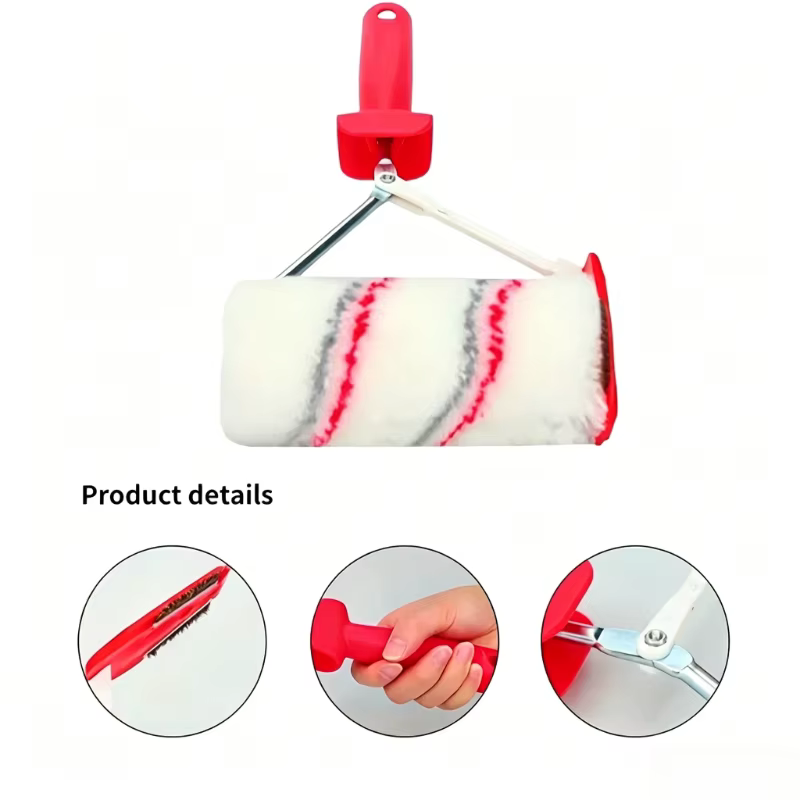 Rouleau de peinture multi-usages de 4 pouces pour finitions décoratives