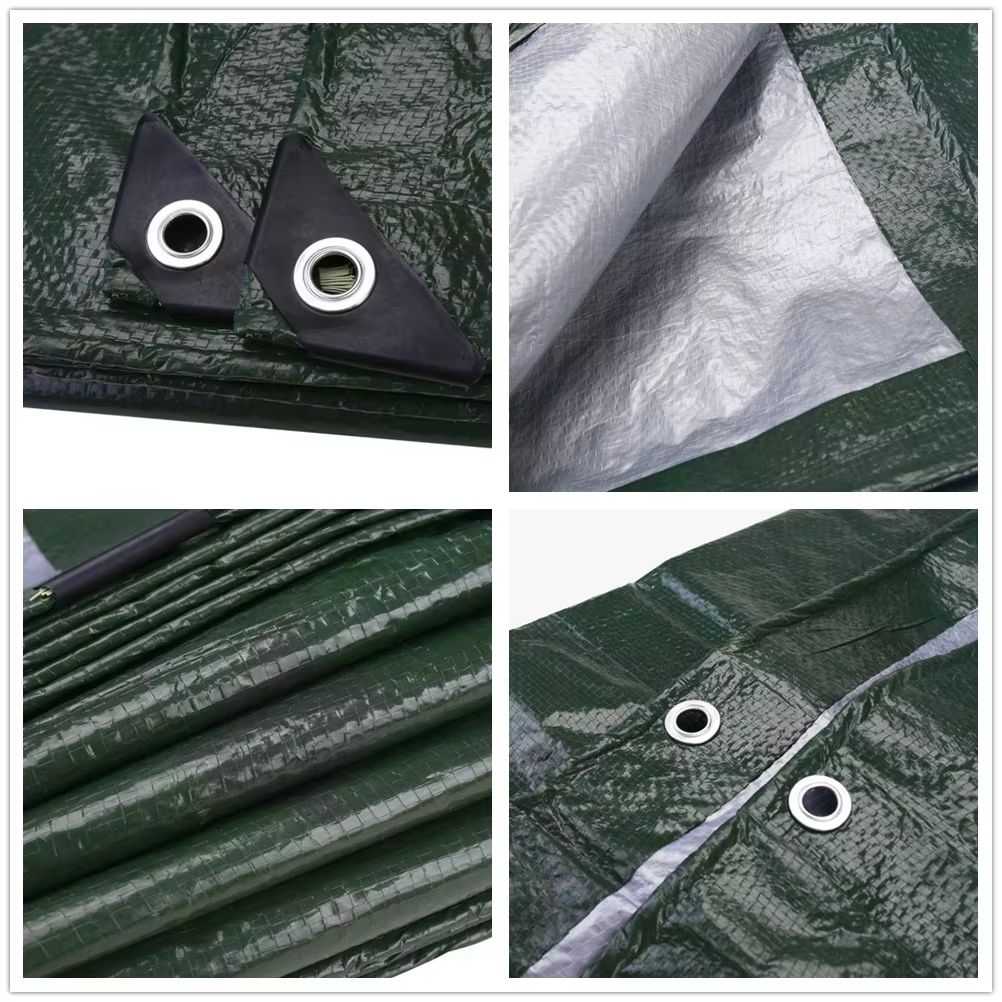 Bâche en polyester imperméable avec œillets