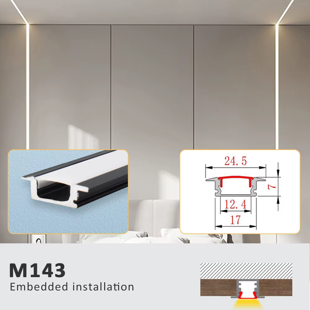 Profilé en aluminium pour bande LED