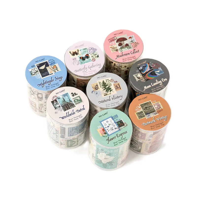 Autocollants Vintage Style bande tampon 55mm x 2m