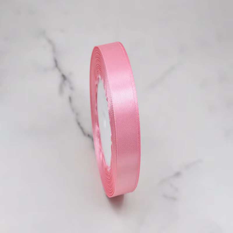 Ruban rose 1cm/2cm/2.5cm-ruban artisanal haut de gamme pour coffrets cadeaux