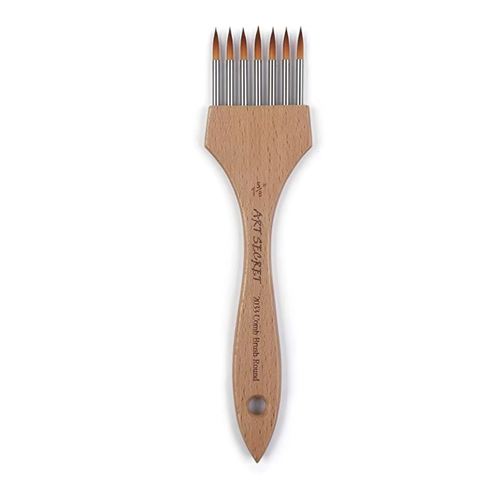 Brosse à Peigne Rond et pio à Dents Multiples
