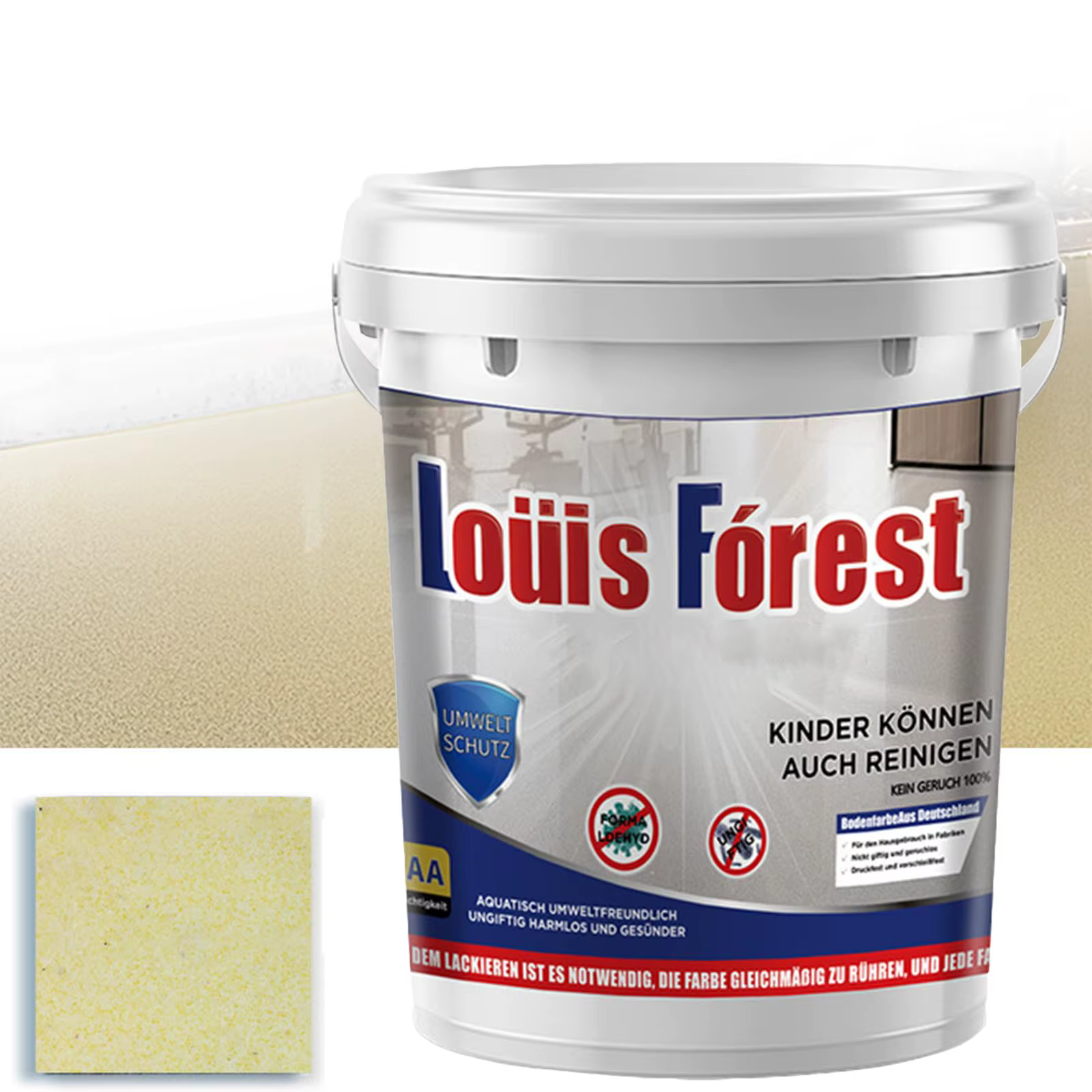 Peinture époxy générique pour sol effet marbre à haute brillance