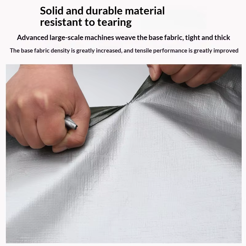 Bâche imperméable en toile double couche épaissie pour extérieur