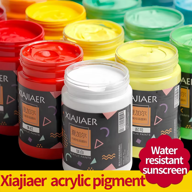 26 couleurs/300 mlxiajiaer grande bouteille peinture acrylique art production