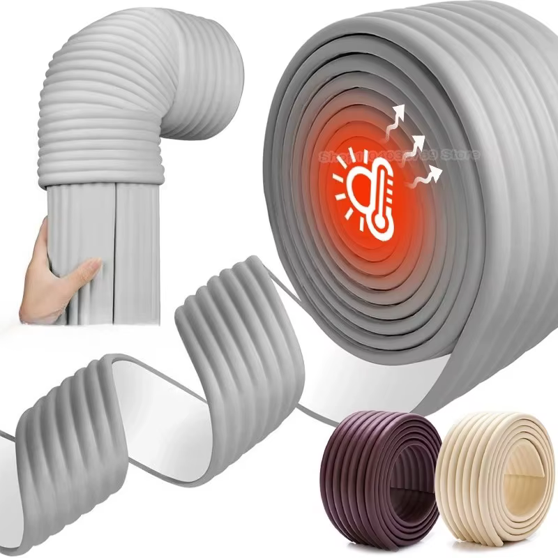Manchon résistant à la chaleur d'isolation de tuyau de mousse Flexible