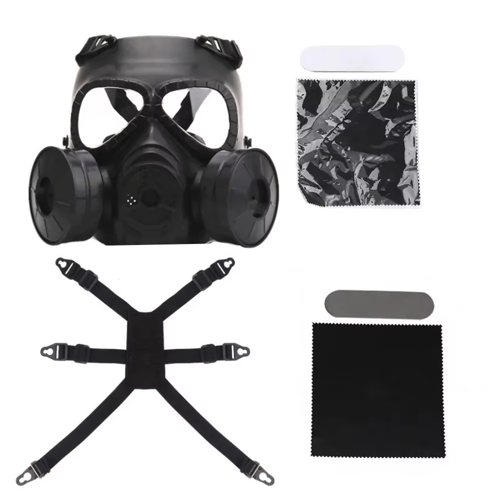 Masque à gaz complet pour airsoft, protection de cosplay, masque d'irateur de protection, masque de tir, masque de chasse, masque d'équitation, masque de jeu CS