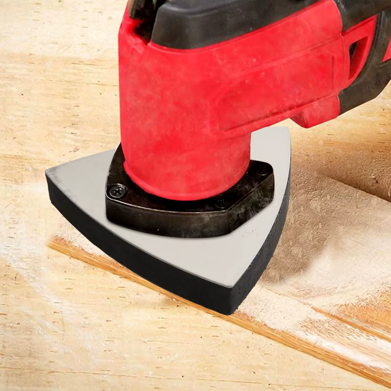 Ponçage de précision avec tampon de ponçage triangulaire en acier inoxydable de 80 mm, disque de polissage pour outils oscillants