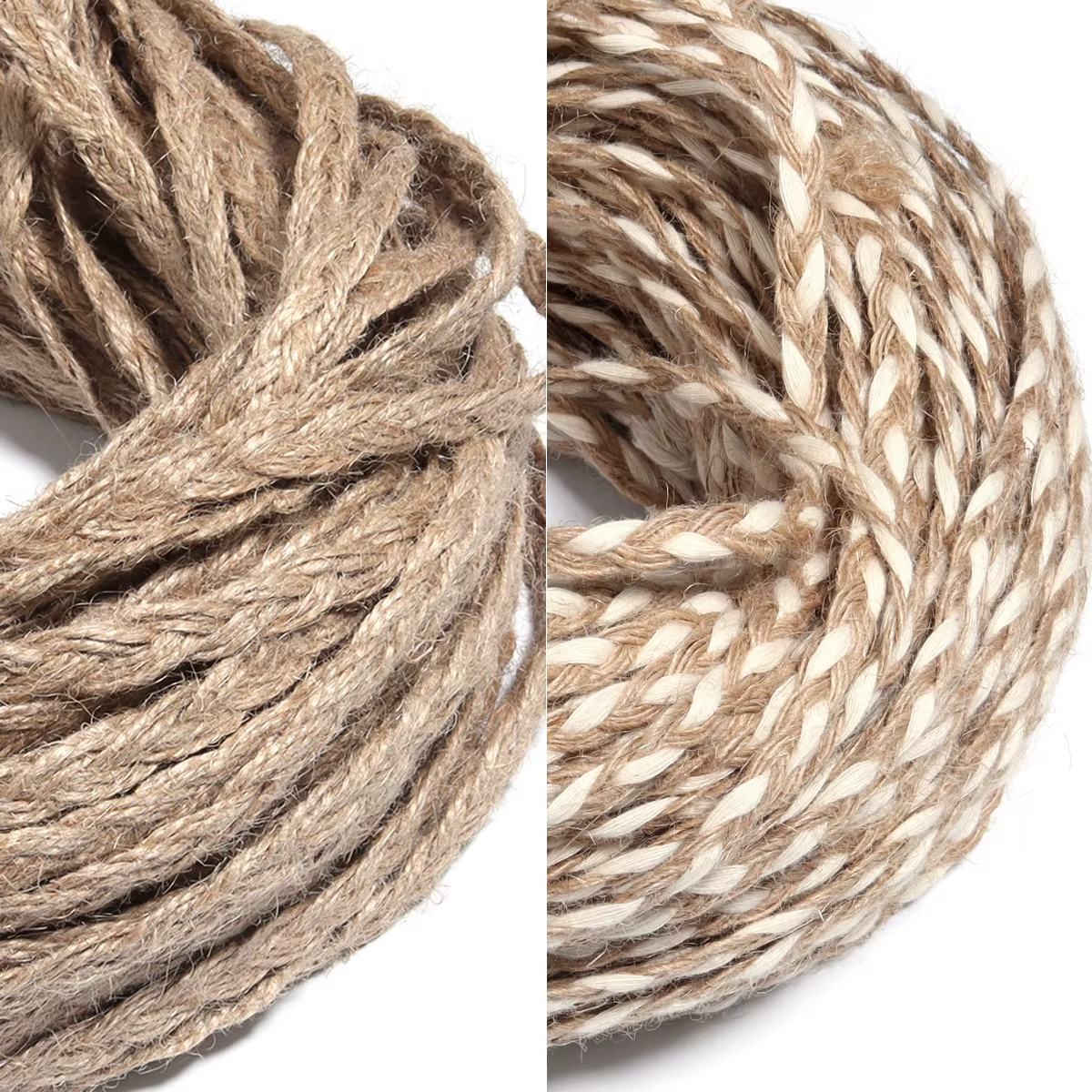 Ruban en tissu de toile de jute de lin
