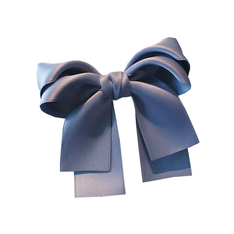 Pince à cheveux classique avec nœud en ruban, style princesse, simple et vintage, pour femme, idéale pour tous les jours, soirées, mariages et rendez-vous.