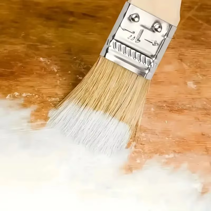 Ensemble de pinceaux professionnels avec manche en bois