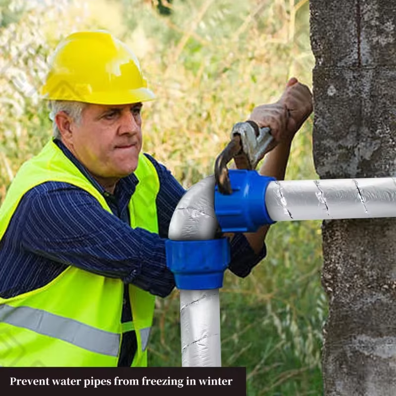 Ruban isolant pour canalisations d'hiver