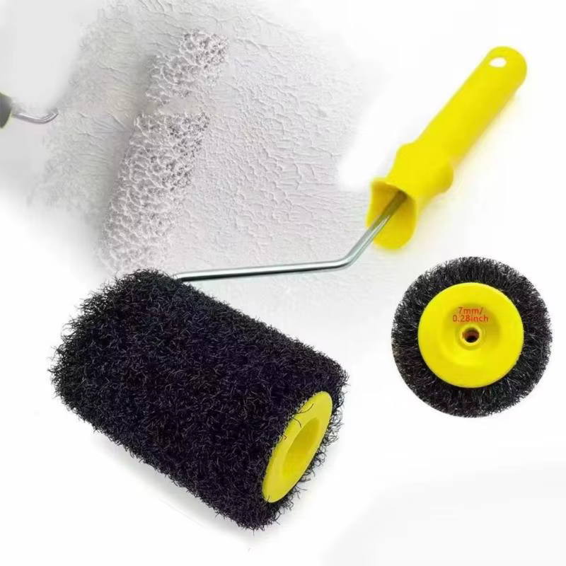 Ensemble pinceaux à rouleau à mastic 4 pouces
