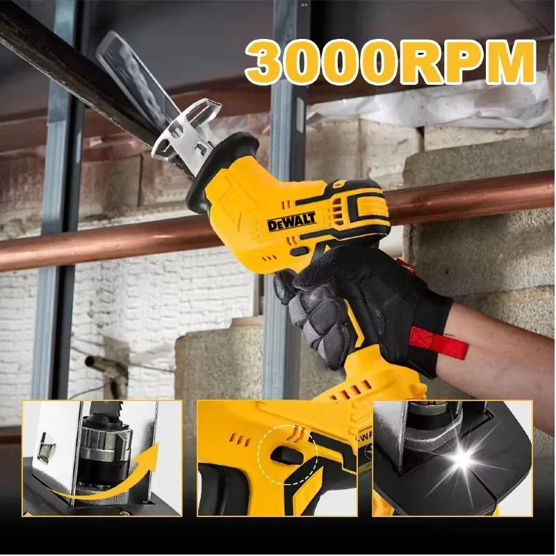 Scie sauteuse multifonctionnelle DEWALT 20V sans balais 2800RPM – Scie électrique sans fil pour tous matériaux