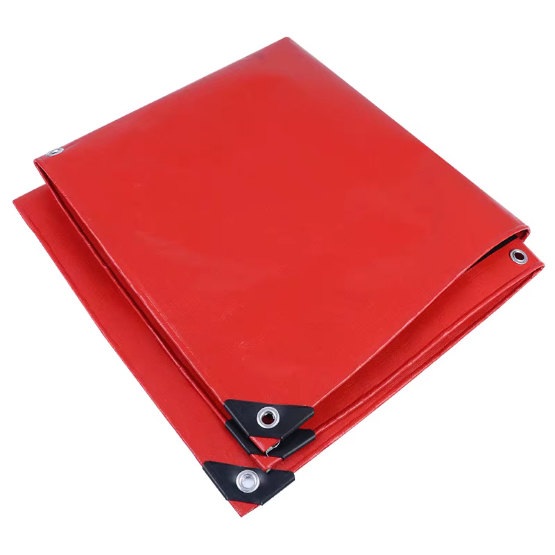 Bâche en toile rouge épaissie 220g