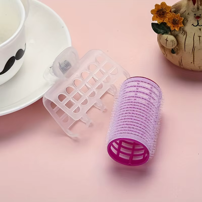 Bigoudis auto-adhésifs en plastique pour franges et boucles, outils de coiffure pour la mise en forme des franges et des boucles