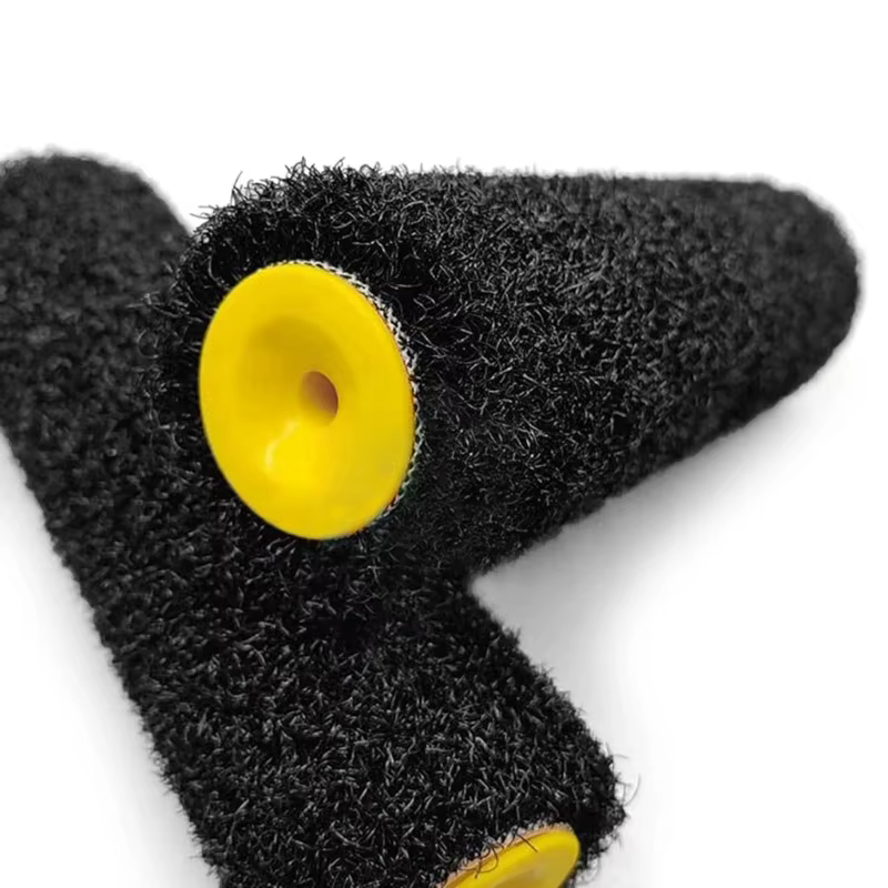 Rouleau brosse en fibres pour mastic 9 pouces – Application texture murale – Outil de bricolage pour la décoration intérieure