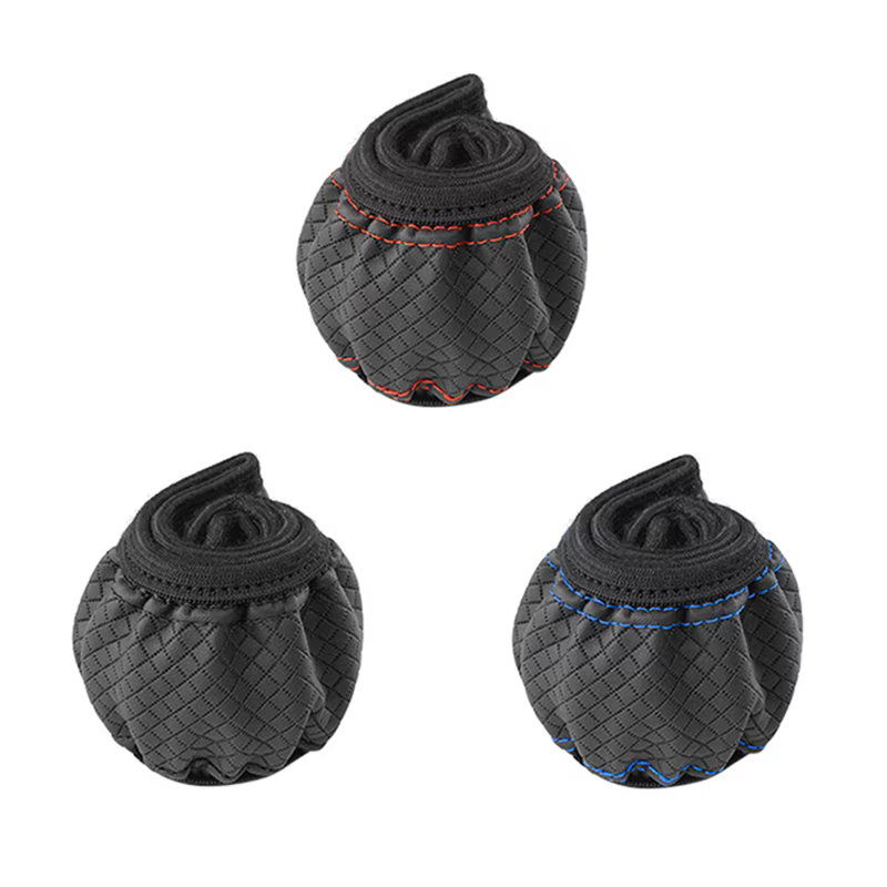 Juste de Protection Universelle en Cuir Microcarence pour Volant de Voiture, Antidérapante, Respirante, 37-39cm