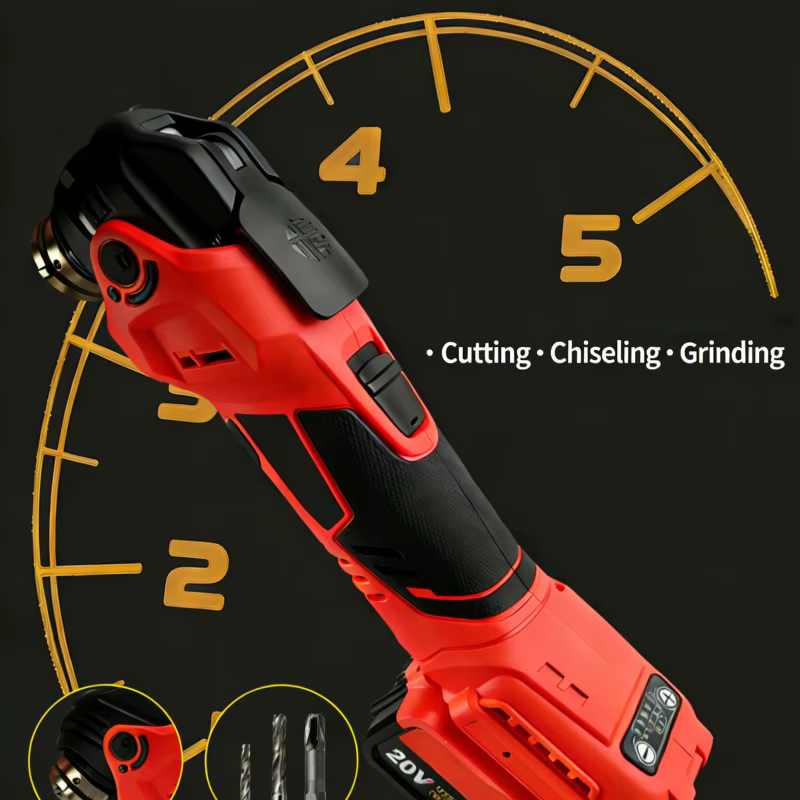Scie électrique oscillante multifonction sans fil et sans balais avec fonction de coupe/ébavurage/taillage pour batterie Milwaukee M18