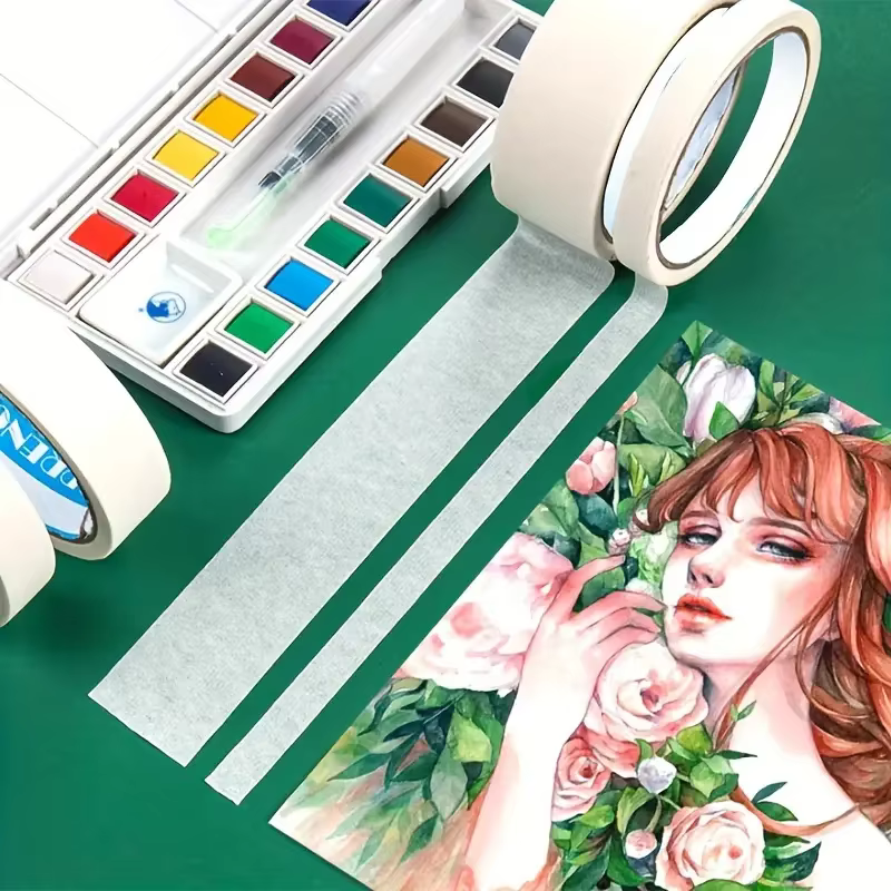 Ruban de masquage aquarelle de qualité supérieure à 3 rouleaux – Gout moyen sans acide