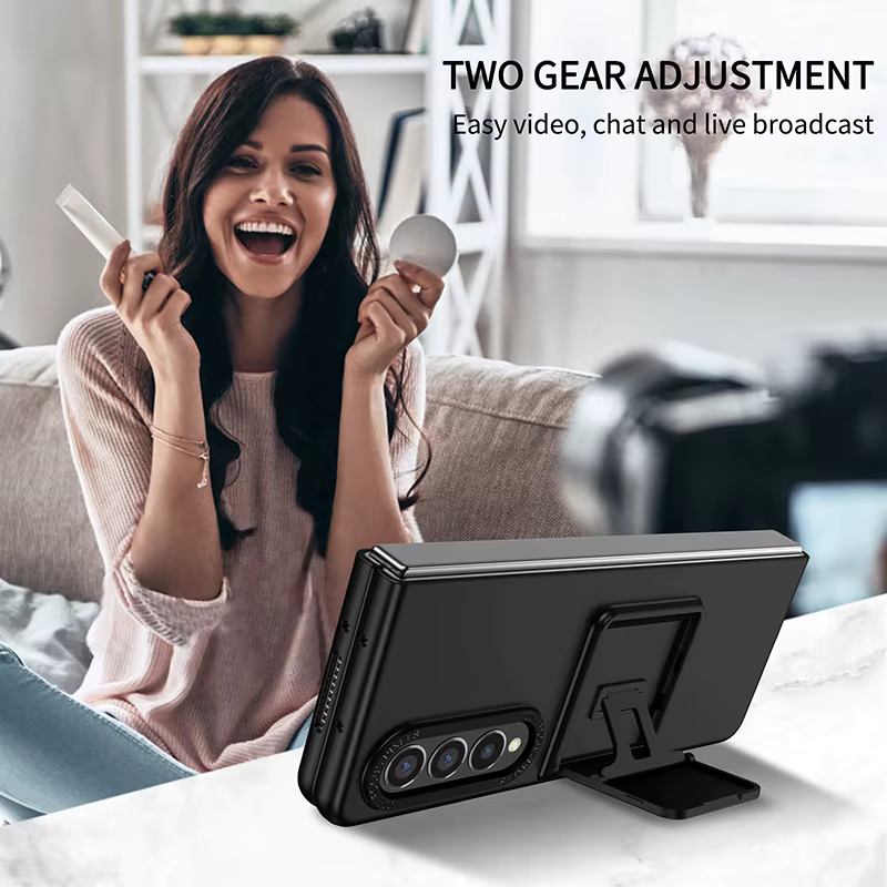 Pour Galaxy Z Fold7 étui avec béquille intégrée support caméra Protection anti-rayures couverture noir bleu vert pour Z Fold 4/5/6