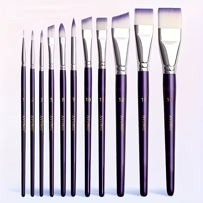 Ensemble de pinceaux de peinture professionnels
