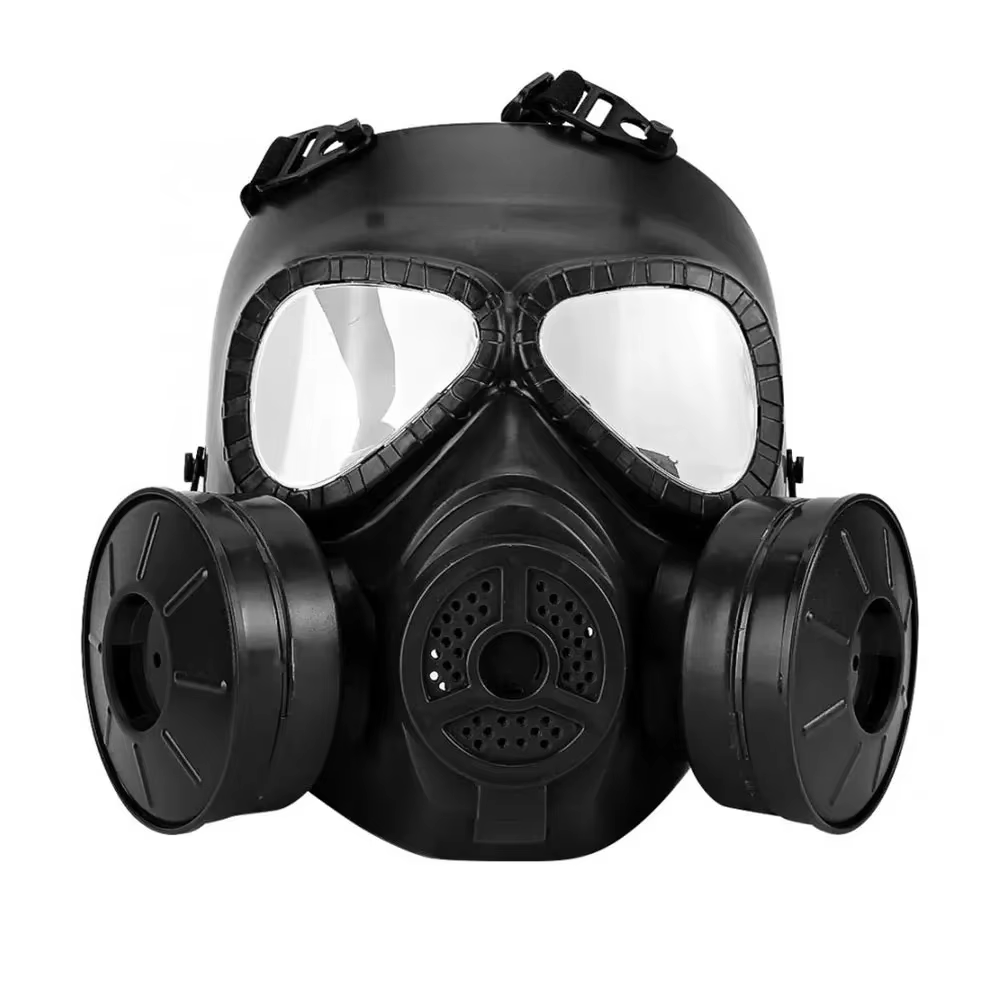 Masque à gaz complet pour airsoft, protection de cosplay, masque d'irateur de protection, masque de tir, masque de chasse, masque d'équitation, masque de jeu CS