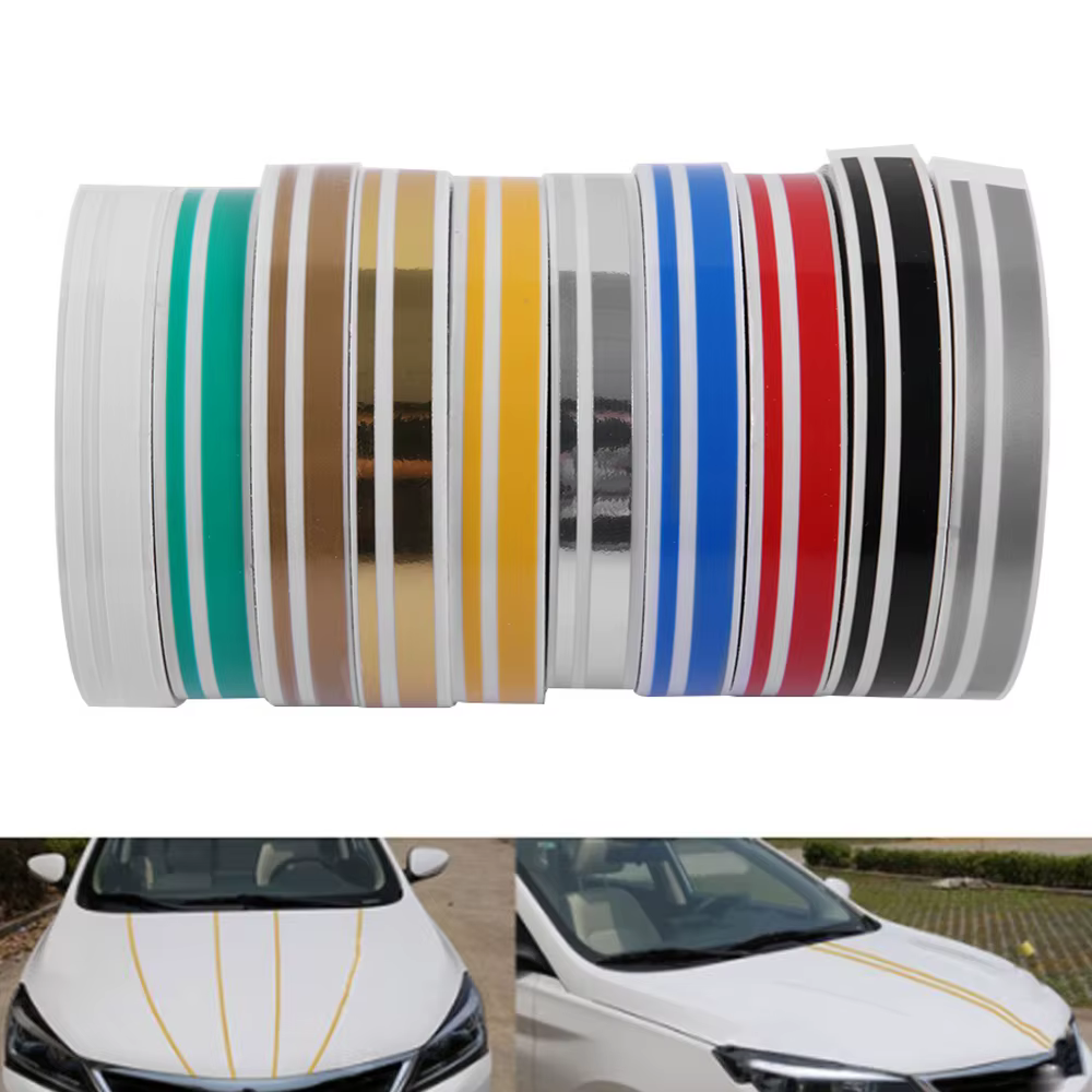 1 rouleau multicolore rayure broche