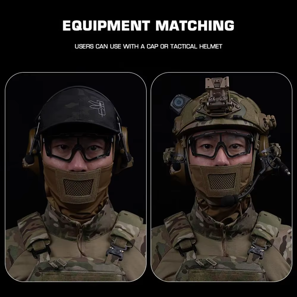 Masque Airsoft pour hommes, masque de Sport, cagoule, couvre-chef, Protection complète du visage, couvre-chef de chevalier pour Paintball, chasse, Sport, cyclisme